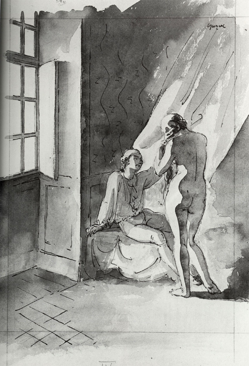 Illustration For Goethe's Roman Elegies by Yngve Berg